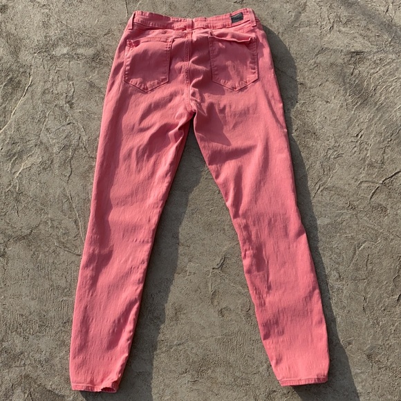 PAIGE Light Coral Verdugo Ultra Skinny Jeans - Picture 2 of 7